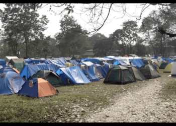 Temporary shelters ease stay for devotees in Gelephu